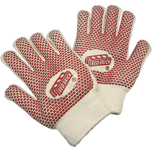 Red Brick&reg; Reversible Terrycloth Gloves, Cotton, Double Sided, 10 Gauge, Large Nia-Chem Ltd.