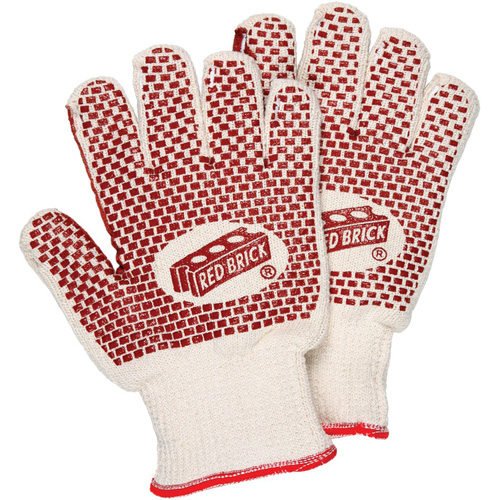 Red Brick&reg; Reversible Terrycloth Gloves, Cotton, Double Sided, 10 Gauge, Small Nia-Chem Ltd.