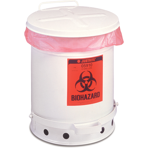 Biohazard Waste Container, 6 gal Capacity Nia-Chem Ltd.
