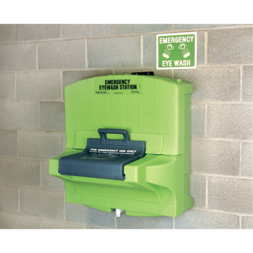 Fendall Pure Flow 1000&reg; Eyewash Station, Gravity-Fed, 7 gal. Capacity, Meets ANSI Z358.1 Nia-Chem Ltd.