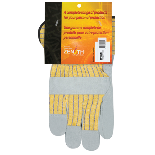 Gants d'ajusteur de qualit&eacute; sup&eacute;rieure, T-Grand, Paume en Cuir de vache refendu, Doublure en Coton Nia-Chem Ltd.