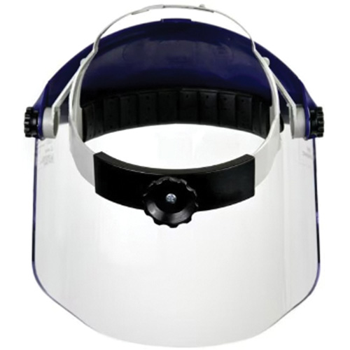Ratchet Headgear with Faceshield, Polycarbonate, Ratchet Suspension Nia-Chem Ltd.
