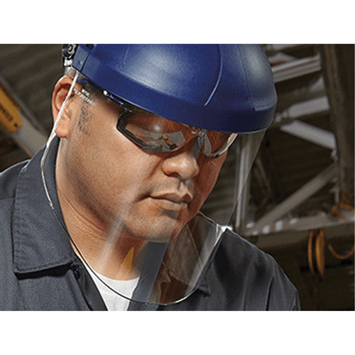 Ratchet Headgear with Faceshield, Polycarbonate, Ratchet Suspension Nia-Chem Ltd.