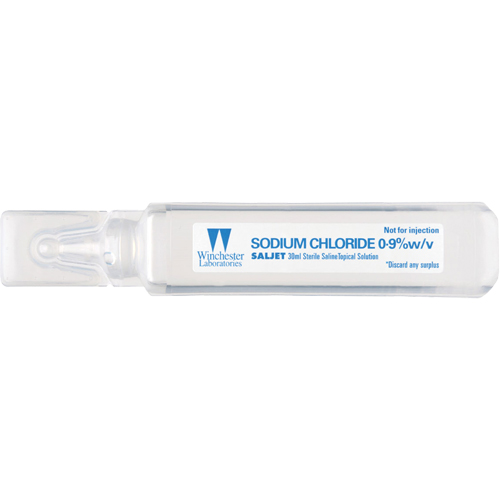 Saljet Single Dose Saline Solution, 1.01 oz. Nia-Chem Ltd.