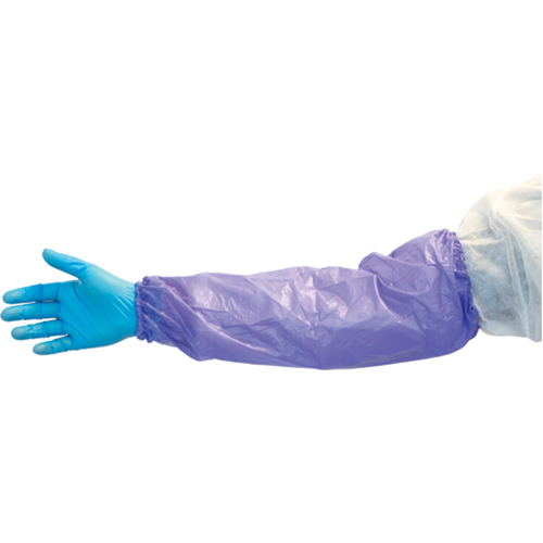 Lightweight Sleeves, 18" long, Vinyl, Blue Nia-Chem Ltd.