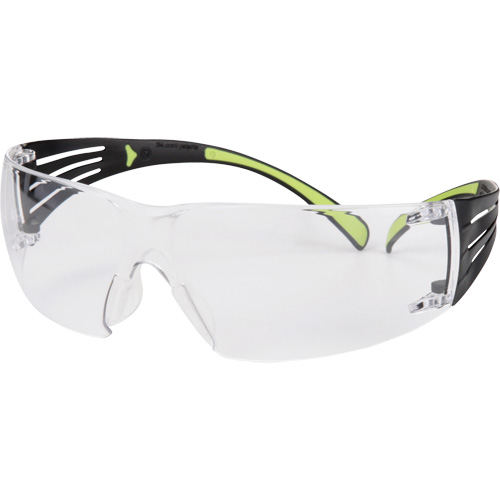 Lunettes de s&eacute;curit&eacute; SecureFit s&eacute;rie 400, Lentille Transparent, Antibu&eacute;e/Anti-&eacute;gratignures, ANSI Z87+/R&eacute;pond ou surpasse la norme CSA Z94.3 Nia-Chem Ltd.
