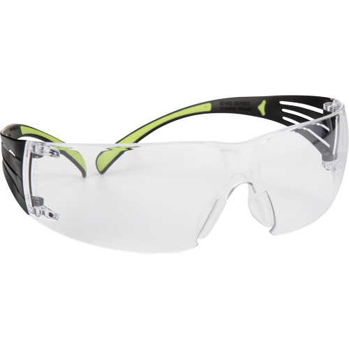 Lunettes de s&eacute;curit&eacute; SecureFit s&eacute;rie 400, Lentille Transparent, Antibu&eacute;e/Anti-&eacute;gratignures, ANSI Z87+/R&eacute;pond ou surpasse la norme CSA Z94.3 Nia-Chem Ltd.