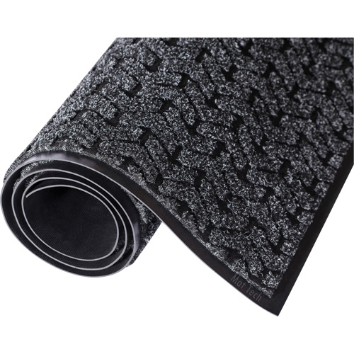 Tapis de couloir Tire-Track, Essuie-pieds/grattoir, 4' x 6' x 3/8", Charbon Nia-Chem Ltd.