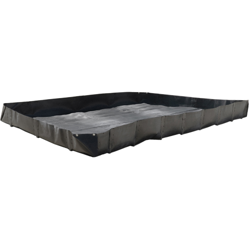 Economy Berms, 359 gal. Capacity, 6' W x 8' L x 12" H, L-Bracket Nia-Chem Ltd.