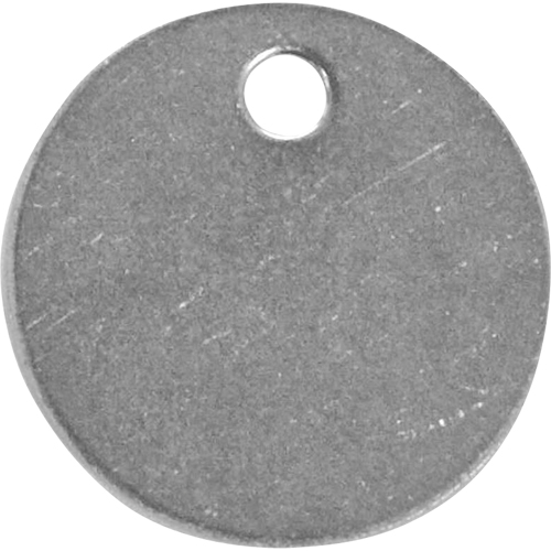 Blank Tags, Stainless Steel, 1.5" dia Nia-Chem Ltd.