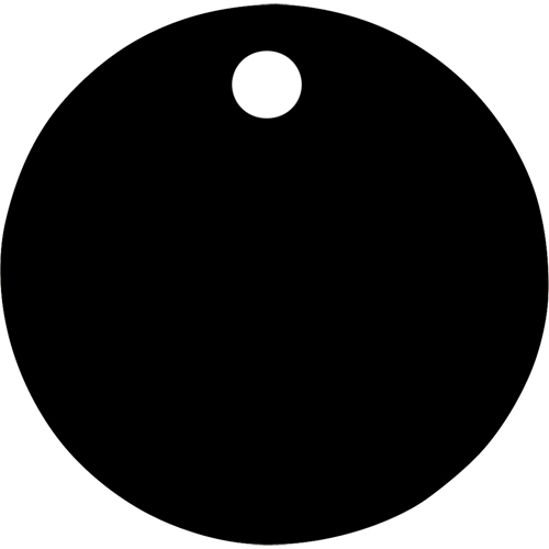 &eacute;tiquettes vierges, Aluminium, 1,5" dia. Nia-Chem Ltd.