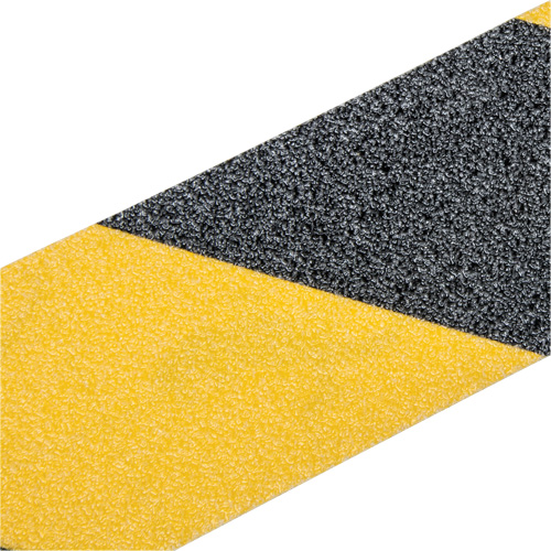 Ruban antid&eacute;rapant de premi&egrave;re qualit&eacute;, 2" x 60', Noir & jaune Nia-Chem Ltd.