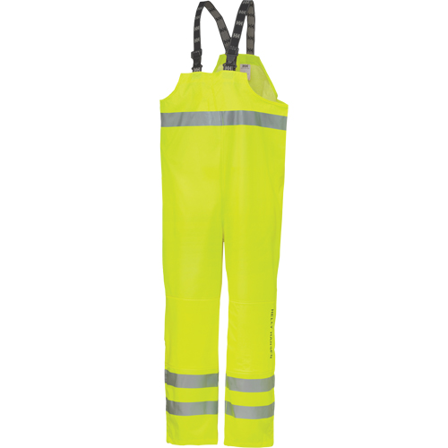 Pantalon &agrave; bavette imperm&eacute;able Narvik, Polyester, Petit, Jaune lime haute visibilit&eacute; Nia-Chem Ltd.