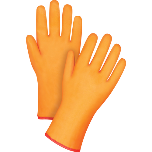 Gants doubl&eacute;s pour l'hiver r&eacute;sistants aux produits chimiques, Taille Grand/9, 12" lo, PVC, Doublure en Molleton de mousse, Gant de calibre hiver Nia-Chem Ltd.