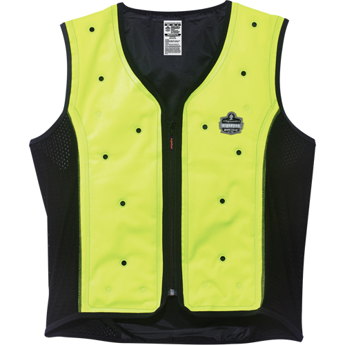 Vestes refroidissantes &agrave; &eacute;vaporation s&egrave;che Chill-Its 6685, Grand, Jaune lime haute visibilit&eacute; Nia-Chem Ltd.