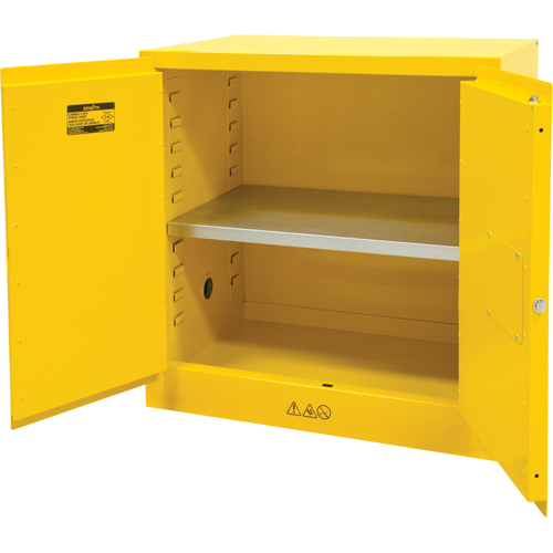 Armoire pour produits inflammables, 22 gal., 2 Porte(s), 35" La x 35" h x 22" p Nia-Chem Ltd.