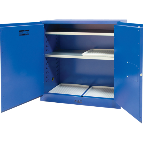 Armoire pour liquides corrosifs, 30 gal., 43" x 44" x 18" Nia-Chem Ltd.