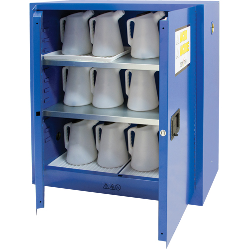 Armoire pour liquides corrosifs, 30 gal., 43" x 44" x 18" Nia-Chem Ltd.