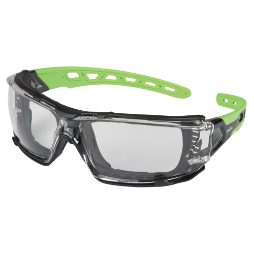 Z2500 Series Safety Glasses with Foam Gasket, Clear Lens, Anti-Scratch, ANSI Z87+/Meets/Exceeds CSA Z94.3 Nia-Chem Ltd.