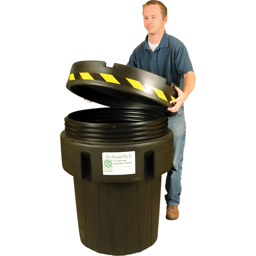 Baril de r&eacute;cup&eacute;ration Ultra-Recycled Overpack, 95 gal., Stationnaire Nia-Chem Ltd.