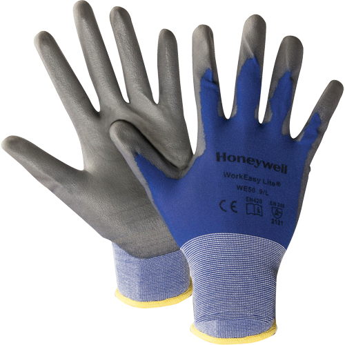 North&reg; Workeasy&reg; WE50 Lite Gloves, 9/Large, Polyurethane Coating, 18 Gauge, Nylon Shell Nia-Chem Ltd.