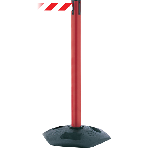 Single Line Heavy Duty Receiver Post, 38" High, Black Nia-Chem Ltd.
