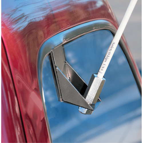 Tiges de s&eacute;curit&eacute; pour travaux l&eacute;gers Safety Whip, Fixation Fen&ecirc;tre, Hauteur 5', Orange Nia-Chem Ltd.