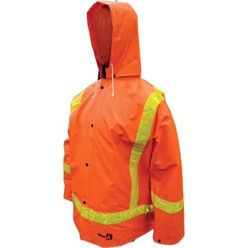 Open Road FR PVC Rain Suits, Small, Orange Nia-Chem Ltd.