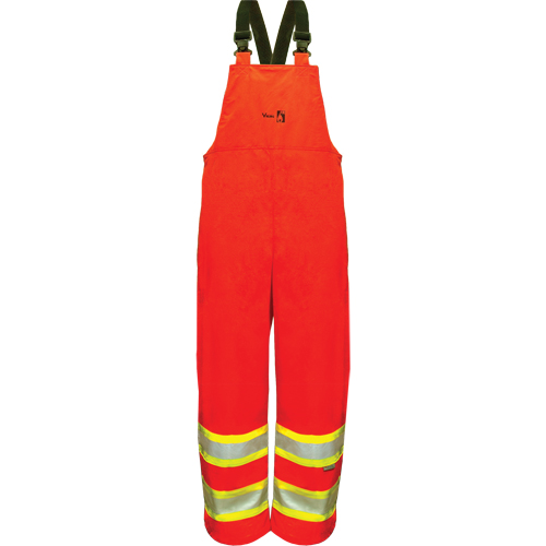 Hi-Vis FR/PU Safety Rain Bib Pants, 4X-Large, Orange Nia-Chem Ltd.