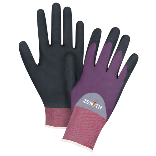 ZX-2 Premium Coated Gloves, 8/Medium, Nitrile/Foam Nitrile Coating, 18 Gauge, Nylon Shell Nia-Chem Ltd.