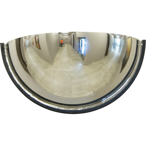 Miroir en d&ocirc;me 180°, Demi-d&ocirc;me, Dessus ferm&eacute;, Diam&egrave;tre 18" Nia-Chem Ltd.