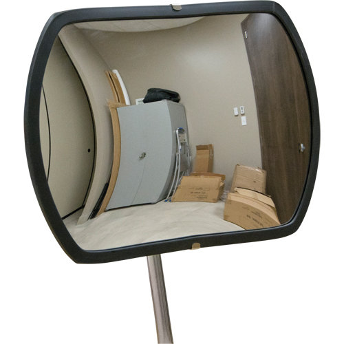 Miroir convexe rectangulaire/rond avec bras t&eacute;lescopique, 12" h x 18" la, Int&eacute;rieur/Ext&eacute;rieur Nia-Chem Ltd.