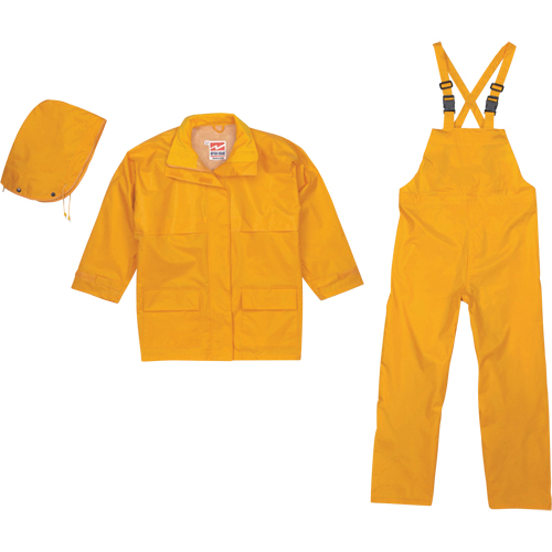 Open Road&reg; 150D Rip-Stop 3-Piece Rain Suit, Polyester, X-Large, Yellow Nia-Chem Ltd.