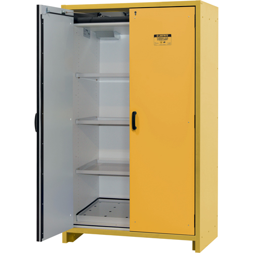 Armoire d'entreposage 30 minutes s&eacute;curitaire et conforme &agrave; la norme EN, 45 gal., 2 Porte(s), 45,83" La x 76,65" h x 24,21" p Nia-Chem Ltd.