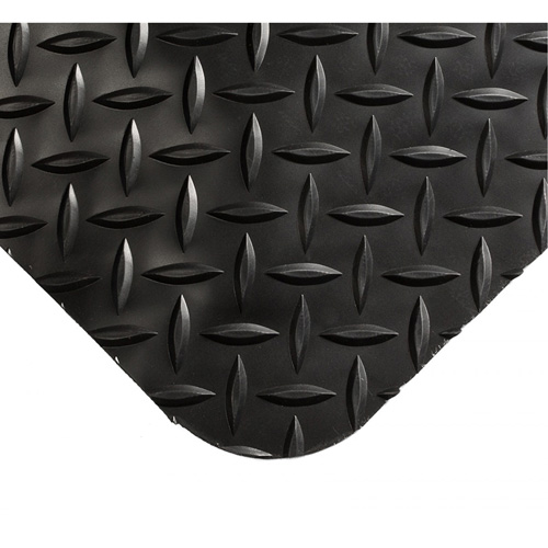 Tapis Smart No 497, Losange, 4' x 10' x 1", Noir, PVC/Ur&eacute;thane Nia-Chem Ltd.