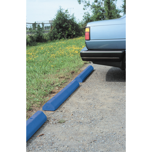Car Stops, Plastic, 6' L, Blue Nia-Chem Ltd.