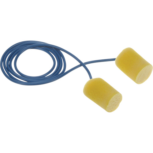 Bouchons d'oreilles classiques E-A-R, Vrac - Sac en poly, Avec cordon Nia-Chem Ltd.