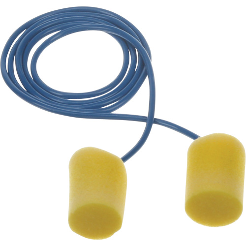 Bouchons d'oreilles classiques E-A-R, Vrac - Sac en poly, Avec cordon Nia-Chem Ltd.