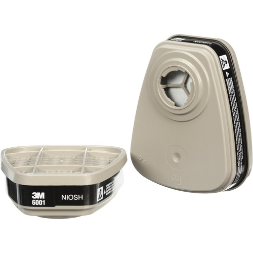 Cartouches pour respirateur s&eacute;rie 6000, Cartouche gaz/vapeur, Vapeur organique Nia-Chem Ltd.