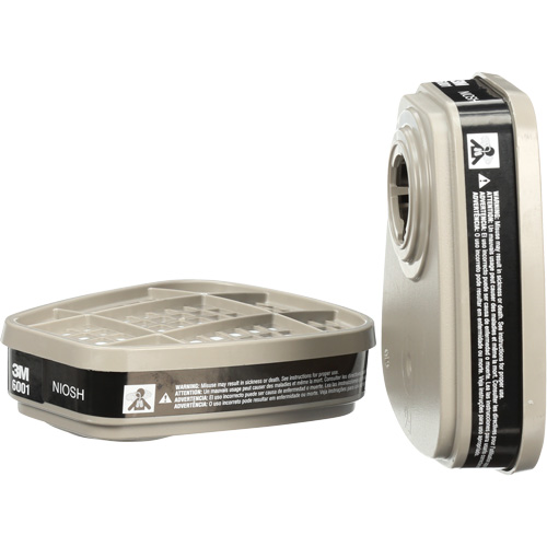 Cartouches pour respirateur s&eacute;rie 6000, Cartouche gaz/vapeur, Vapeur organique Nia-Chem Ltd.