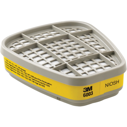 6000 Series Respirator Cartridges, Gas/Vapour Cartridge, Organic Vapour/Acid Gas Nia-Chem Ltd.