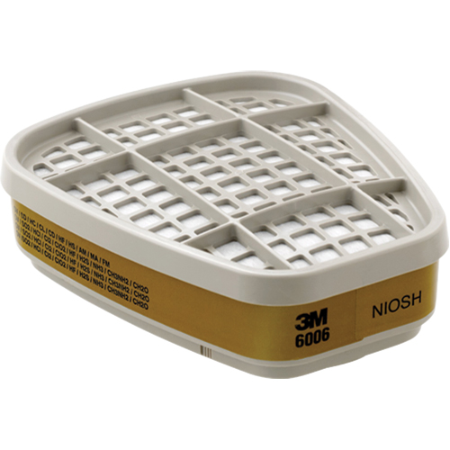 Cartouches pour respirateur s&eacute;rie 6000, Cartouche gaz/vapeur, Gaz multiples/Vapeurs Nia-Chem Ltd.