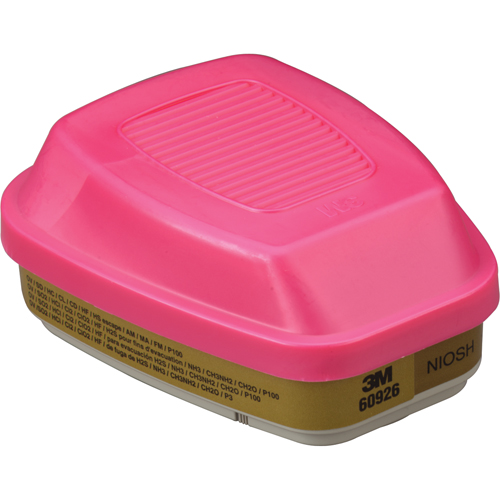 Cartouches pour respirateur s&eacute;rie 6000, Cartouche gaz/vapeur, Gaz multiples/Vapeurs/P100 Nia-Chem Ltd.