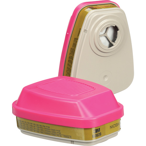 Cartouches pour respirateur s&eacute;rie 6000, Cartouche gaz/vapeur, Gaz multiples/Vapeurs/P100 Nia-Chem Ltd.