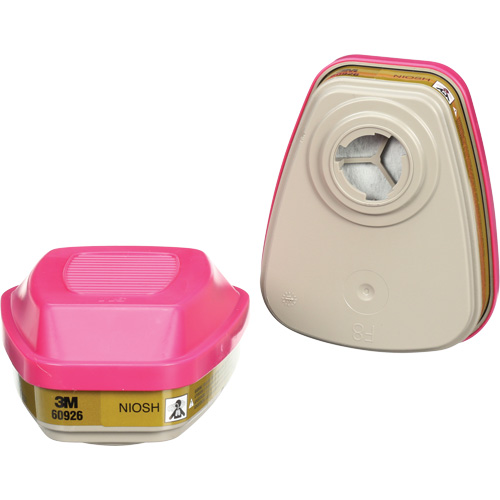 Cartouches pour respirateur s&eacute;rie 6000, Cartouche gaz/vapeur, Gaz multiples/Vapeurs/P100 Nia-Chem Ltd.