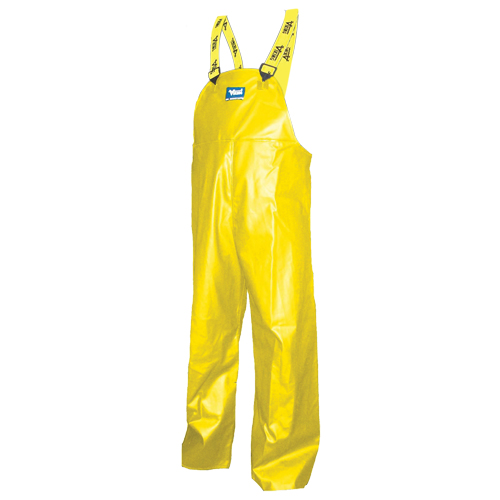 Journeyman&reg; Bib Pants, X-Large, Polyester/PVC, Yellow Nia-Chem Ltd.