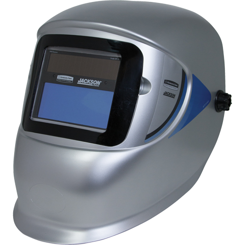 WH40 Variable ADF Welding Helmet, 3.77" L x 1.65" W View Area, 9 - 13 Shade Range, Silver Nia-Chem Ltd.