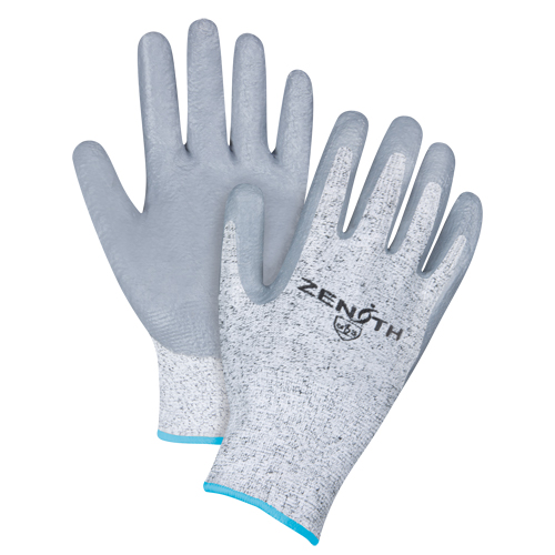 Gants &eacute;lastiques sans coutures r&eacute;sistants &agrave; la coupe, Taille T-Grand/10, Calibre 13, Rev&ecirc;tement Nitrile, Enveloppe en PEHP, ANSI/ISEA 105 niveau 2/EN 388 niveau 3 Nia-Chem Ltd.