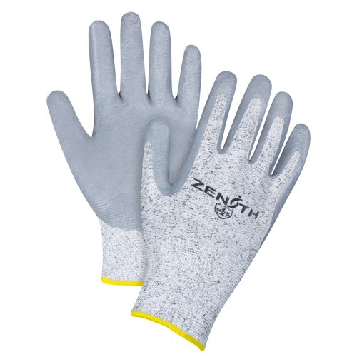Gants &eacute;lastiques sans coutures r&eacute;sistants &agrave; la coupe, Taille 2T-Grand/11, Calibre 13, Rev&ecirc;tement Nitrile, Enveloppe en PEHP, ANSI/ISEA 105 niveau 2/EN 388 niveau 3 Nia-Chem Ltd.