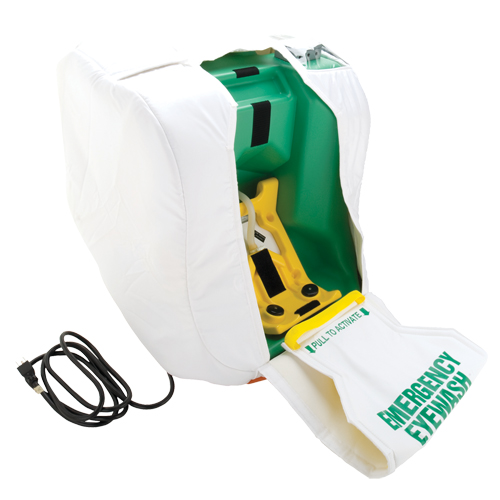 Heated Portable Eyewash Station, Gravity-Fed, 16 gal. Capacity, Meets ANSI Z358.1 Nia-Chem Ltd.